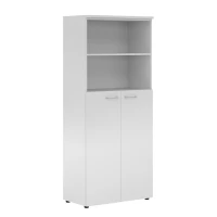 Xten XHC 85.6 (Белый) Шкаф с глухими средними дверьми и топом