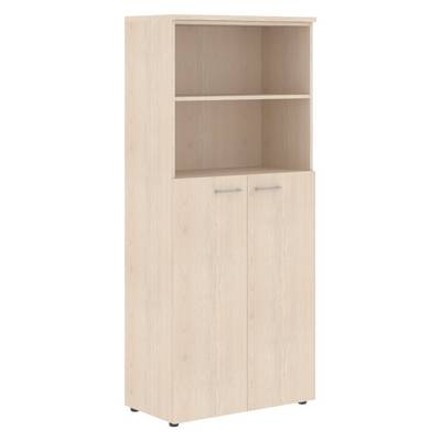 Xten XHC 85.6 (Бук тиара) Шкаф с глухими средними дверьми и топом