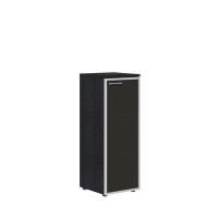 Xten XMC 42.7 R (Дуб юкон) Шкаф колонка со стеклянной дверью в алюминиевой раме  и топом