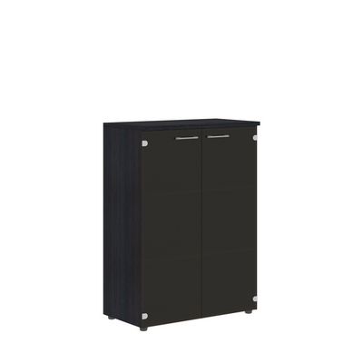 Xten XMC 85.2 (Дуб юкон) Шкаф со стеклянными дверьми и топом