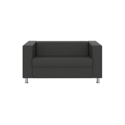 Аполло (серая экокожа) Диван двухместный