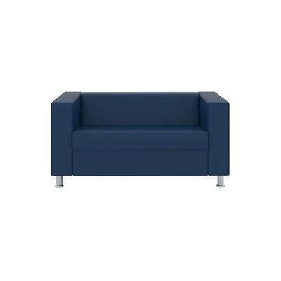 Аполло (синяя экокожа) Диван двухместный