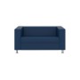 Аполло (синяя экокожа) Диван двухместный