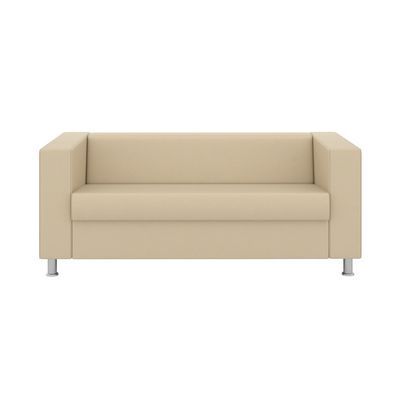 Аполло (бежевая экокожа) Диван трехместный