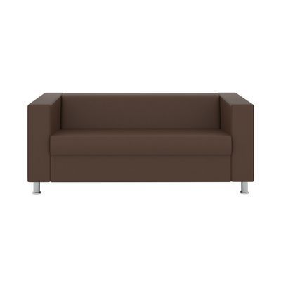 Аполло (коричневая экокожа) Диван трехместный