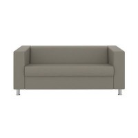 Аполло (кварцево-серая экокожа) Диван трехместный