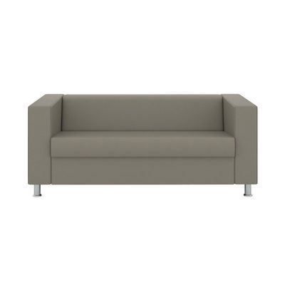 Аполло (кварцево-серая экокожа) Диван трехместный