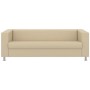 Аполло (бежевая экокожа) Диван четырехместный