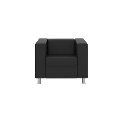 Аполло (черная экокожа) Кресло