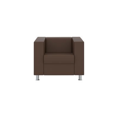 Аполло (коричневая экокожа) Кресло