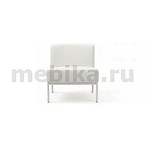 Авеню М-14/1 (Белая экокожа) Кресло без подлокотников