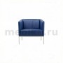 Авеню М-14/4 Кресло с подлокотниками в синей экокоже