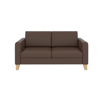 Берген (коричневая экокожа) Диван двухместный