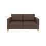 Берген (коричневая экокожа) Диван двухместный