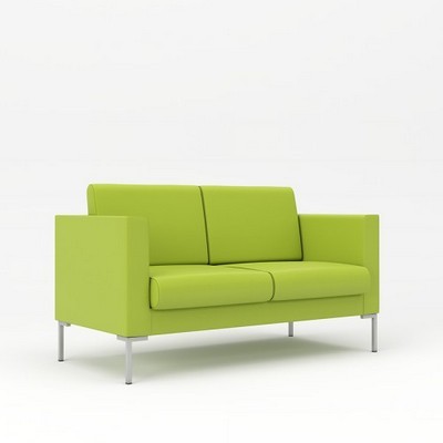 Берлин 2 (Фисташковая экокожа) Диван двухместный