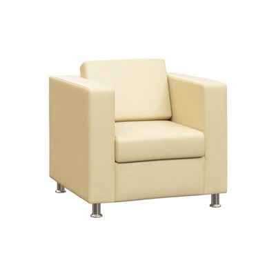 Born BR-01 (бежевая экокожа) Кресло одноместное