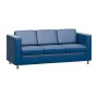 Born BR-03 (синяя экокожа) Диван трехместный