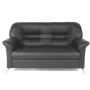 Chairman Парм (экокожа черная) Диван двухместный