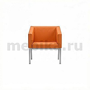 Давос M-58/1 (Оранжевая экокожа) Кресло