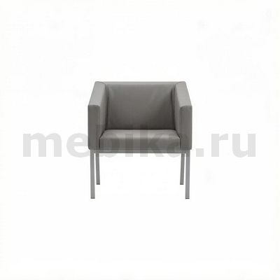 Давос M-58/1 Кресло в серой экокоже
