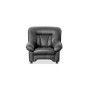 Эдельвейс 1 (Черная экокожа) Кресло