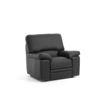 Ella 1 (Черная экокожа) Кресло