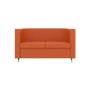Эрго (оранжевая экокожа) Диван двухместный