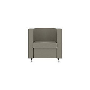 Эрго (серая экокожа) Кресло