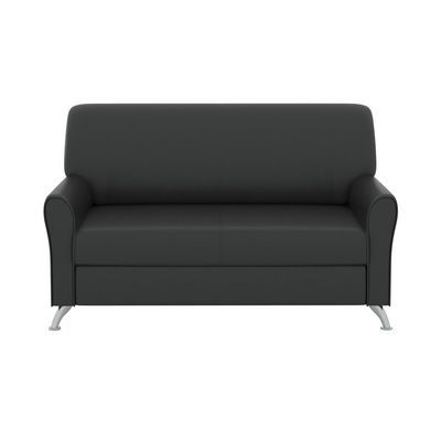 Европа (черная экокожа) Диван двухместный