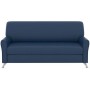 Европа (синяя экокожа) Диван трехместный