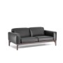 Fiotto 2 (Черная кожа) Диван двухместный