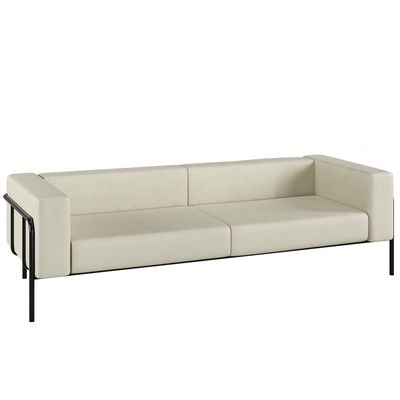 Flex FLX-3 (Бежевая экокожа) Диван трёхместный