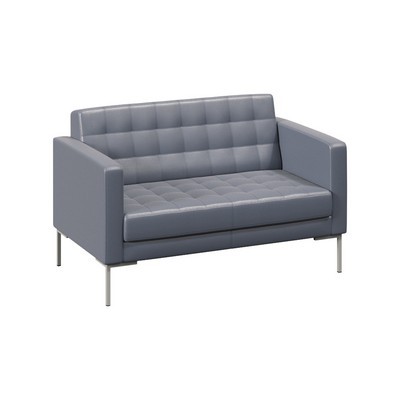 Forest FR-DP-02 (Серая экокожа/Серый) Диван двухместный