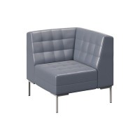 Forest FR-U-01 (Серая экокожа/Серый) Секция угловая