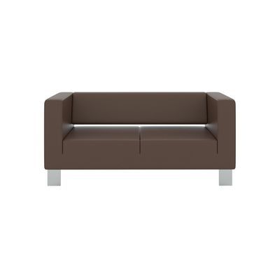 Горизонт (коричневая экокожа) Диван двухместный