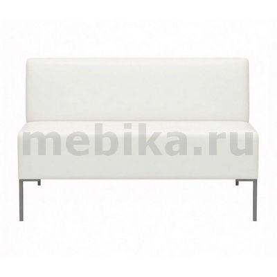 Хост М-43/2 2-х местный диван в белой экокоже