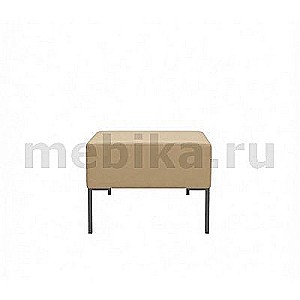 Хост М-43/4 (Бежевая экокожа) Пуф