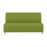 Интер хром (зеленая экокожа) Прямой трехместный модуль