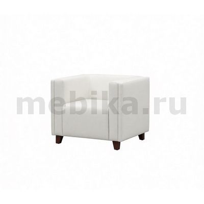 Крос М-38/1 Кресло в белой экокоже