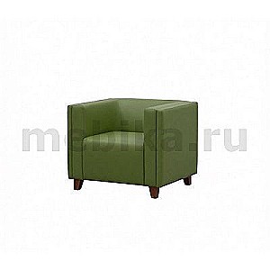 Крос М-38/1 (Зеленая экокожа) Кресло