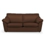 Лагуна (коричневая экокожа) Диван трехместный