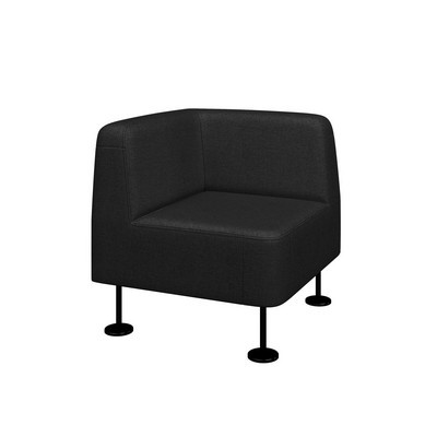 Legato LEG37441001 (Черная рогожка) Модуль одноместный угловой