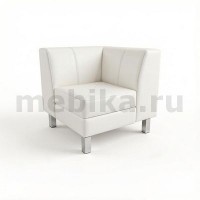 Лима У90 (Белая экокожа) Модуль угловой