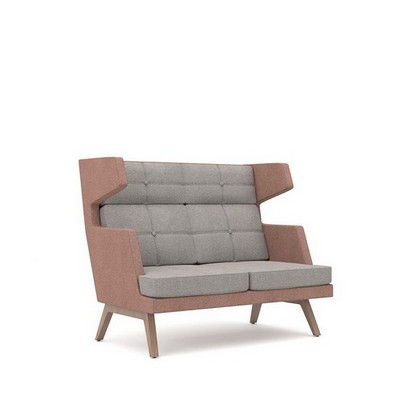 Марли 2 (Бежевая ткань) Диван двухместный