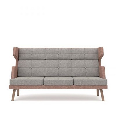 Марли 3 (Бежевая ткань) Диван трехместный