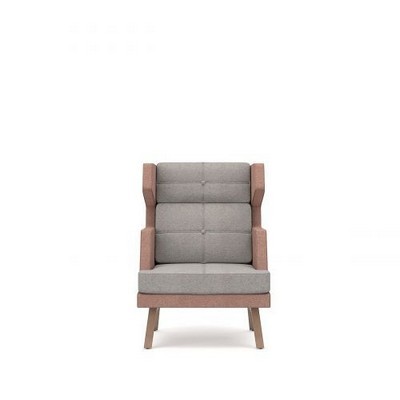 Марли 1 (Бежевая ткань) Кресло