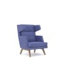 Марли 1 (Синяя ткань) Кресло