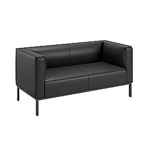 Мичиган MCH36520001 (Экокожа черная) Двухместный диван