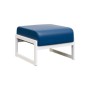 Module MD.B1 (Синяя экокожа, белый каркас) Банкетка одноместная
