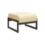 Module MD.B1 (Бежевая экокожа, черный каркас) Банкетка одноместная
